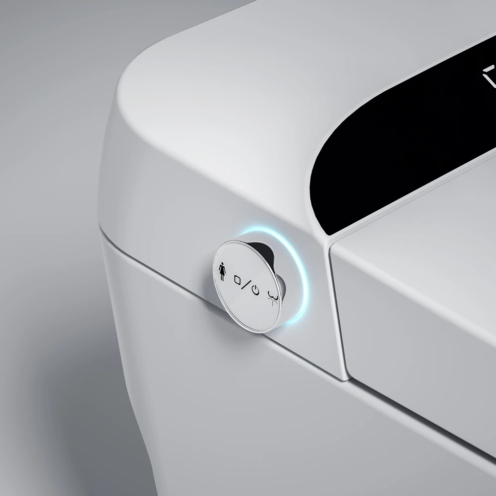 luxury closestool wc toilet bowl automatic black intelligent smart electric one piece bidet toilet