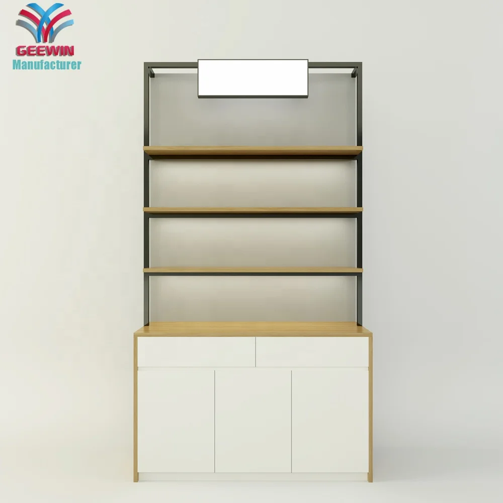 Modern Pharmacy Shop Fitting Interior Design Display Showcase
