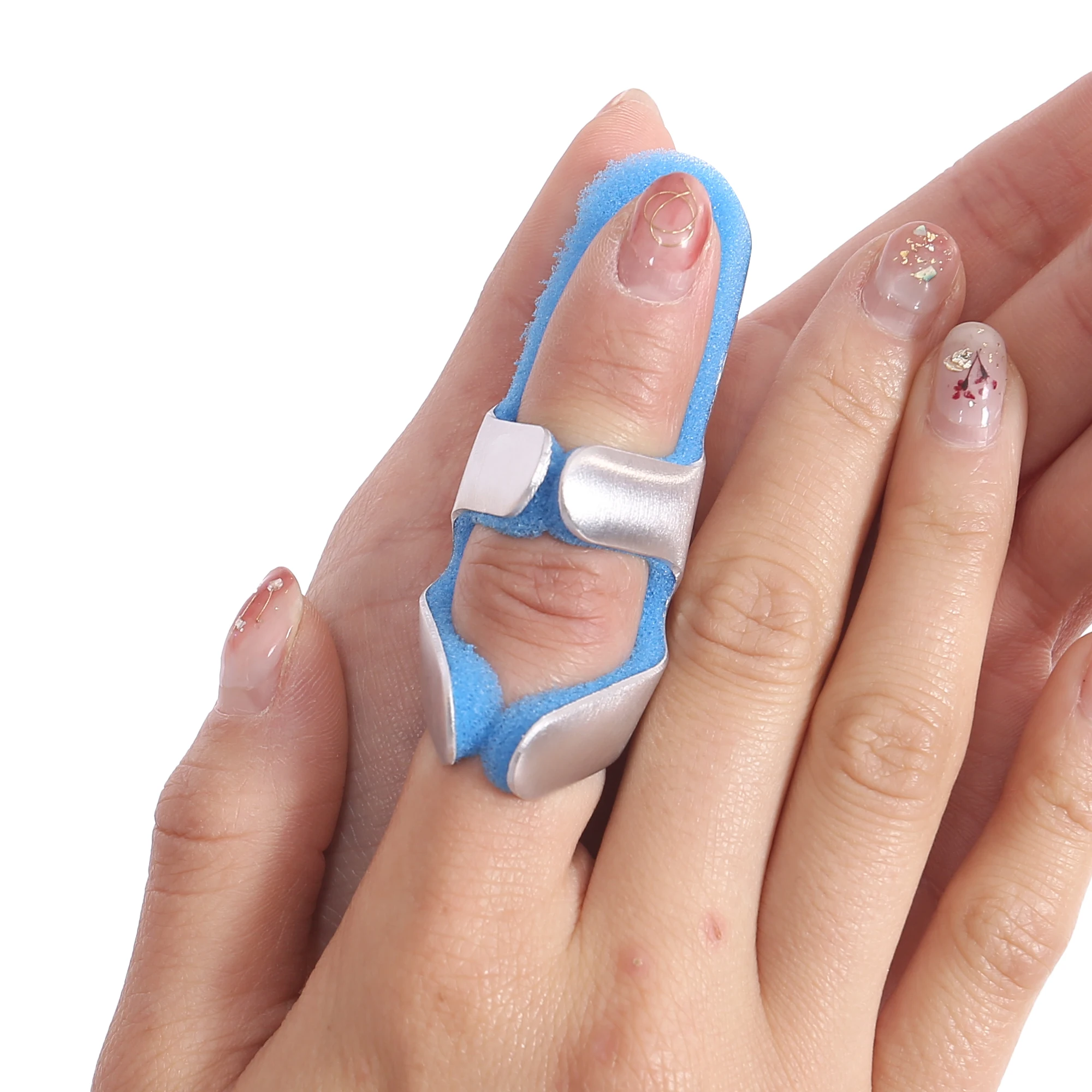 Wholesale Foam Aluminium Padded Finger Fixation Splint Broken Medical Frog Finger Splint Support