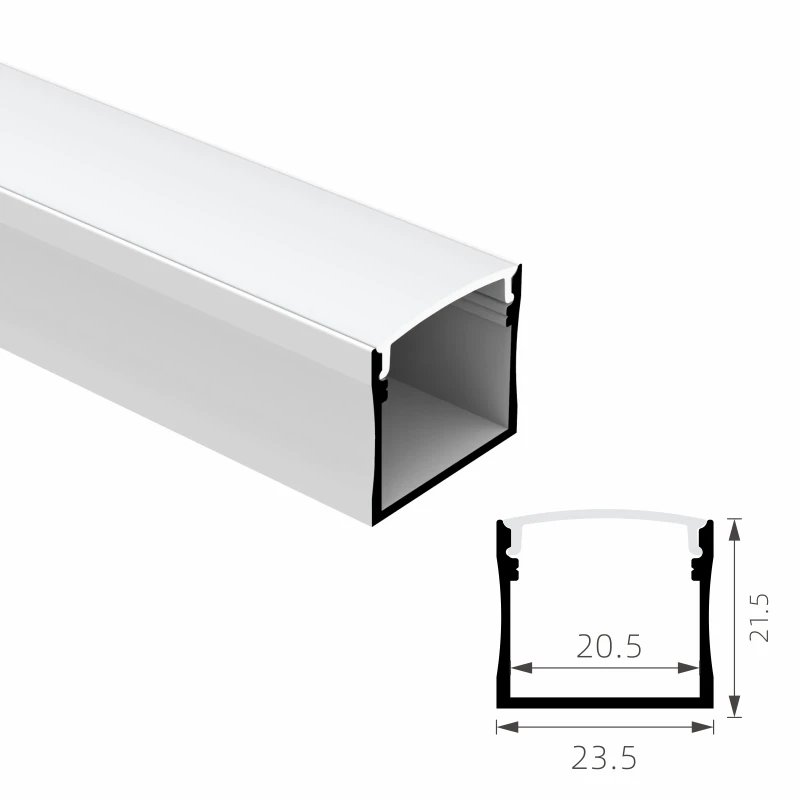 Factory Sale K54 aluminium profile linear lighting strip channel extrusion housing surface aluminum led profile