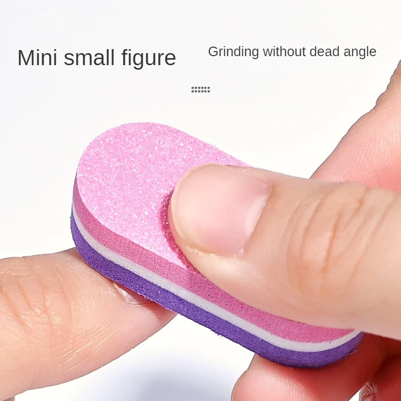 Custom Printed Logo Sandpaper File Nail Art Care Buffer Block Tools Sandpaper Nail File 100/180 Grit Disposable Nail File