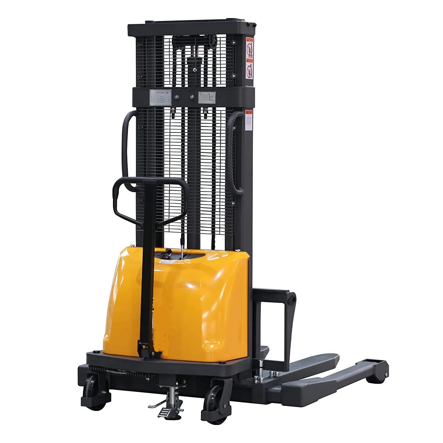 Factory Prices 2Ton Semi Automatic Lift Stacker Electric Pallet Stacker Forklift