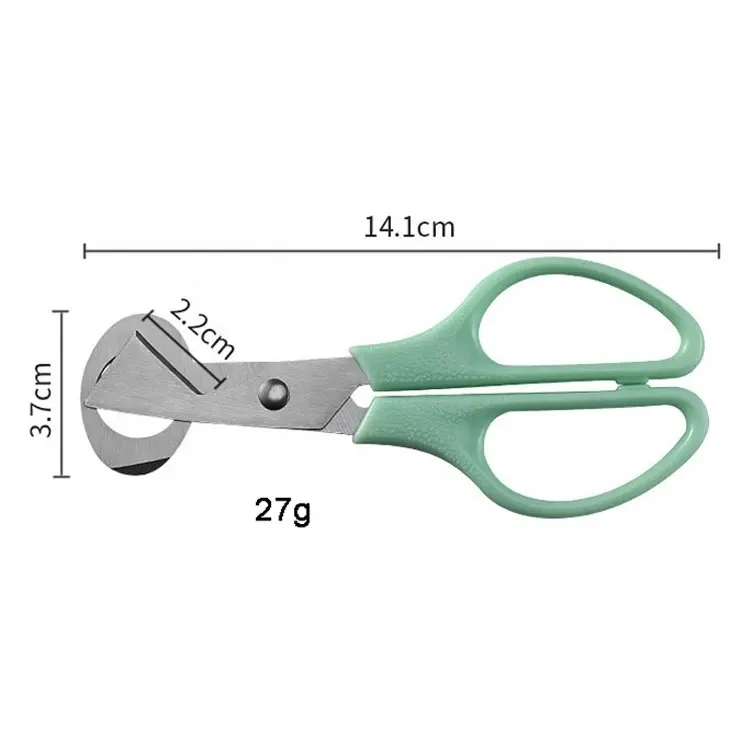 Stainless Steel Egg Scissors Egg Topper Cutter Shell Opener Durable Boiled Quail Egg Open Multifunction Creative Kitchen Tools