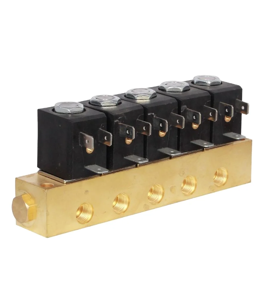 YONGCHUANG YCZ water 2 way valve manifold 24v solenoid valve for filling machine plastic injection machines