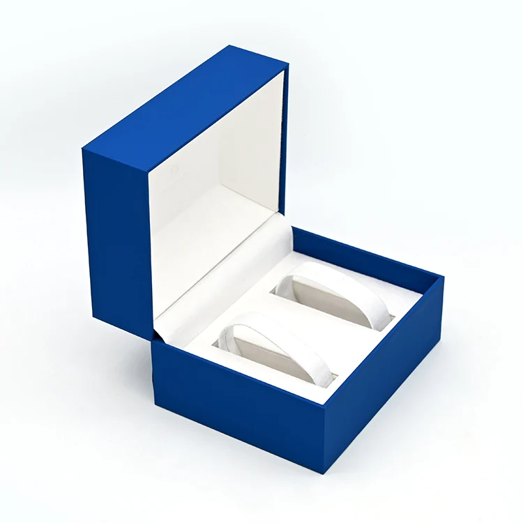 Креативная Роскошная Экологически чистая картонная специальная бумажная Подарочная коробка с двумя часами, корпус, конструкция упаковки, индивидуальный дизайн