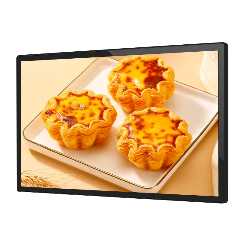 VETO LCD Ultra Thin Ceiling Hanging Free CMS Digital Signage Advertising Display Digital Menu Board for restaurant retail store