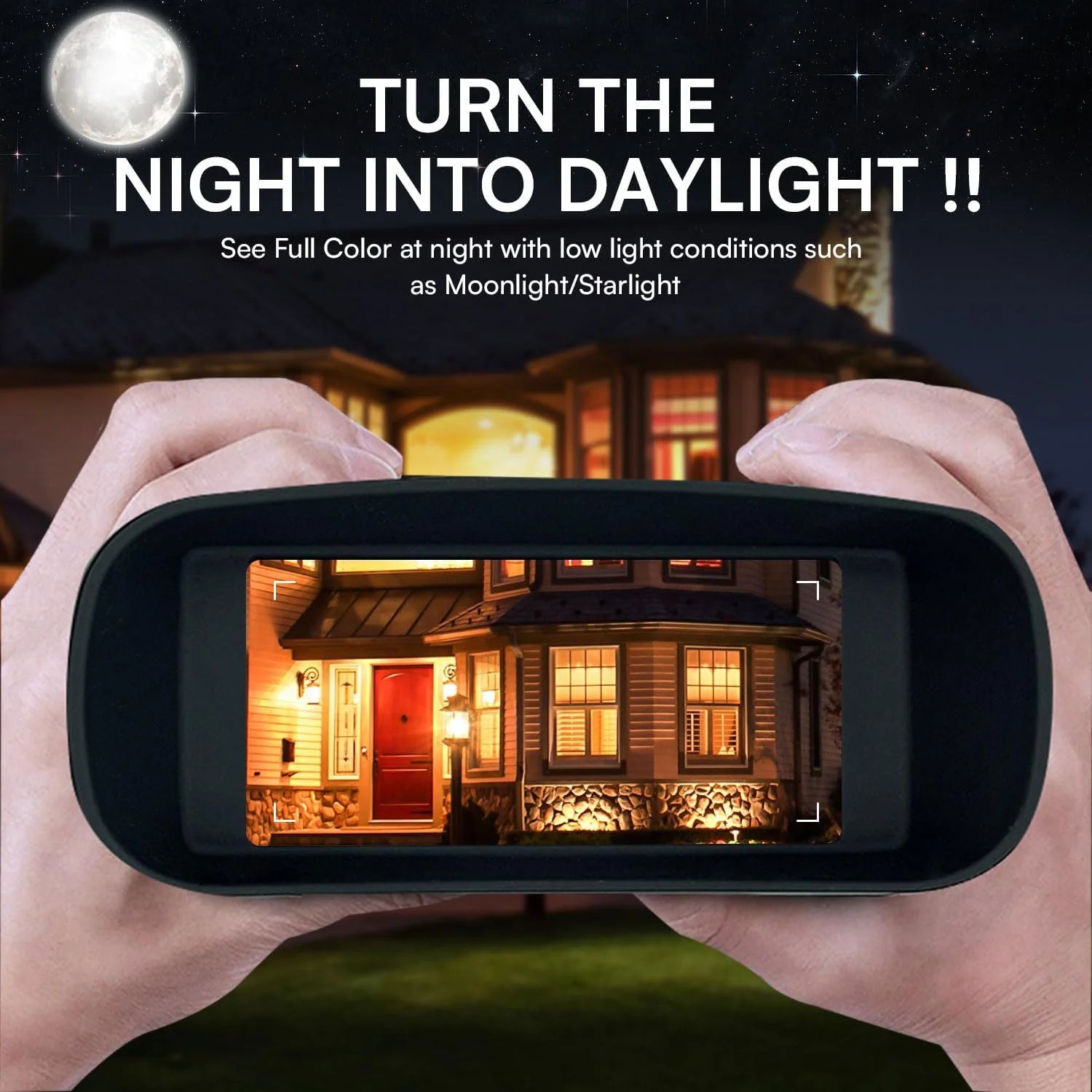 60MP night vision binoculars high quality 4K night vision devices Hunting infrared night vision