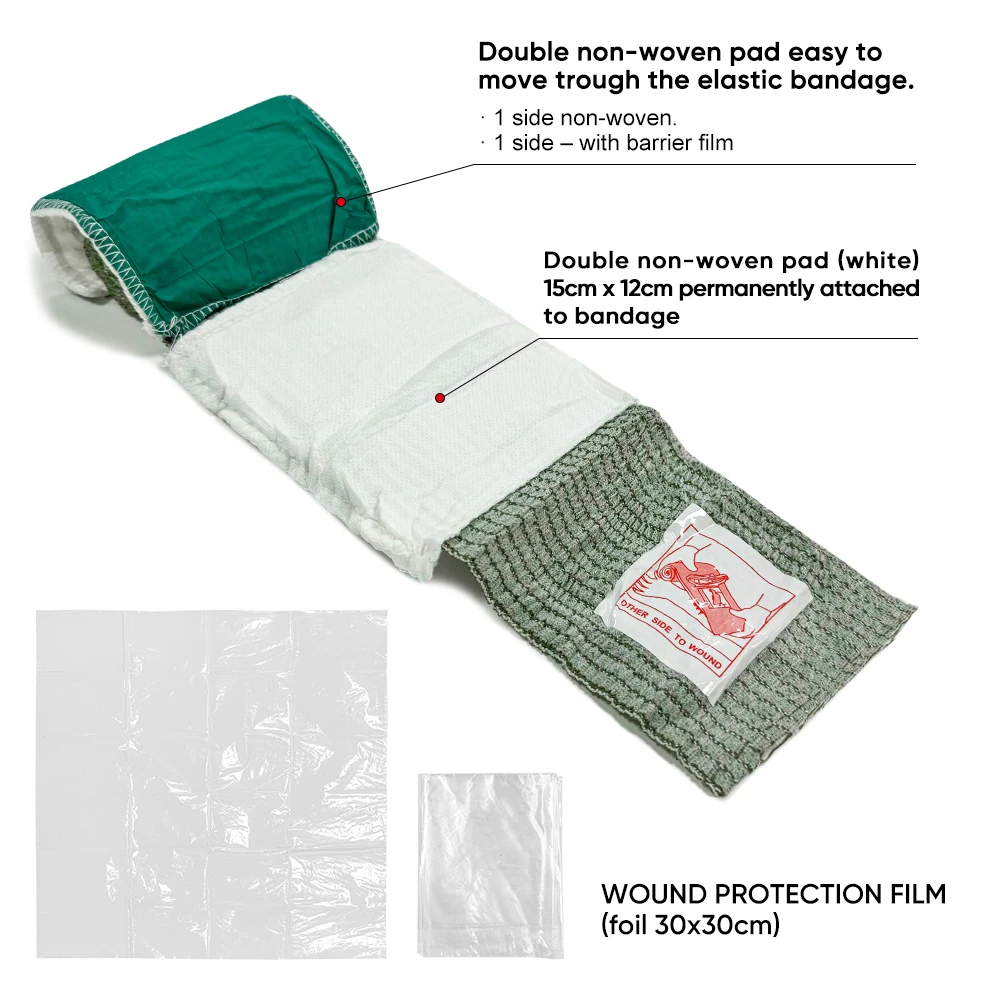 Risenmed Customized  Combat Tactical First Aid Kit IFAK Supplies  Emergency Bandage