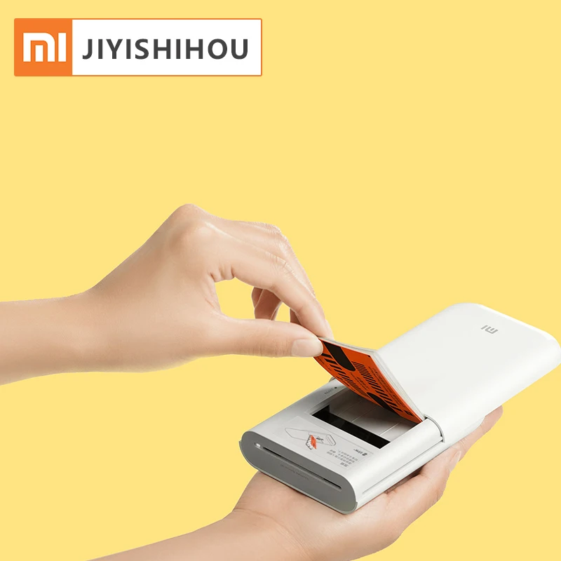  Портативный фотопринтер Xiaomi Mijia технология AR 300 точек/дюйм мини Карманный с DIY карманным