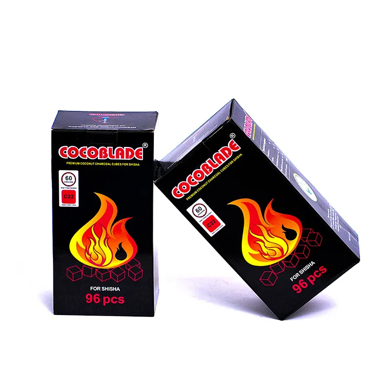 Wholesale Coconut Charcoal Cube best hookah shisha coconut shell charcoal coco accessory Bamboo charcoal