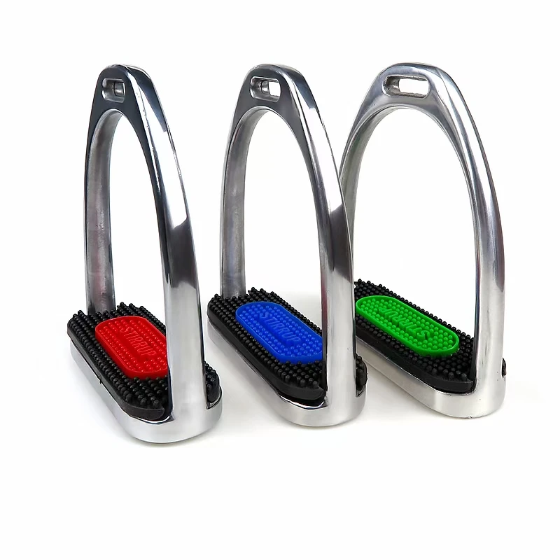 Equestrian Equipment Horse Racing Stirrups Horse Accessories Multiple Colors Stainless Steel Horse Stirrups