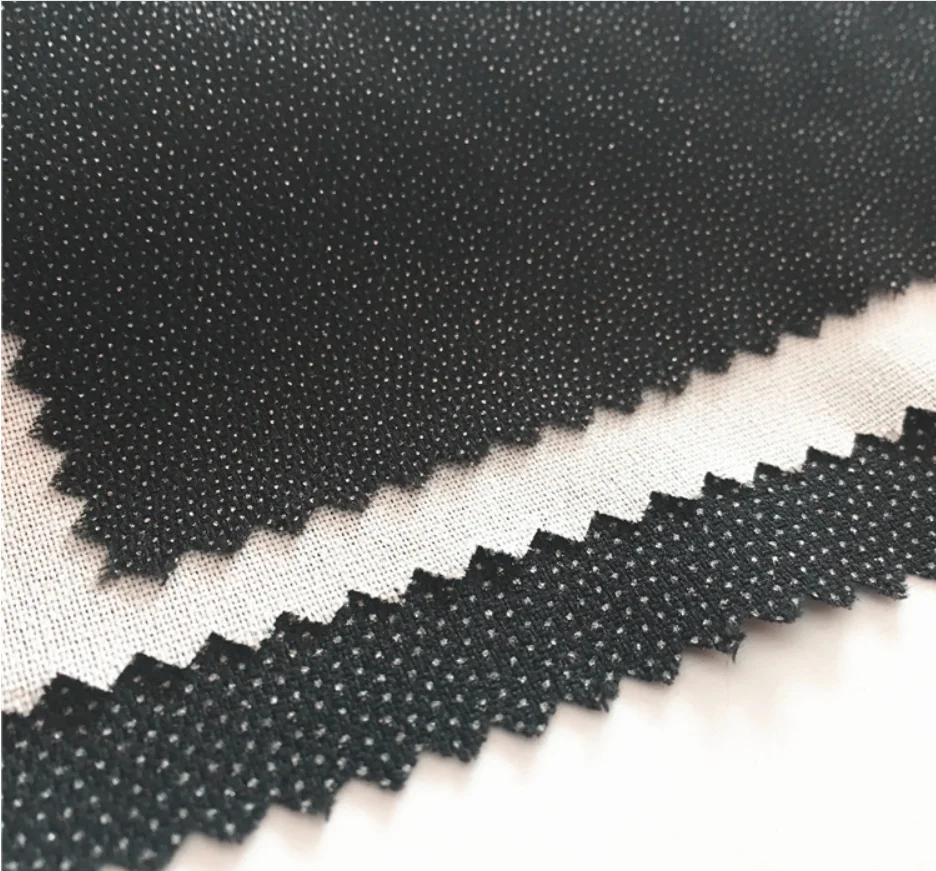 waterjet Interlining 100% polyester PA/PES coating with Oeko Test report