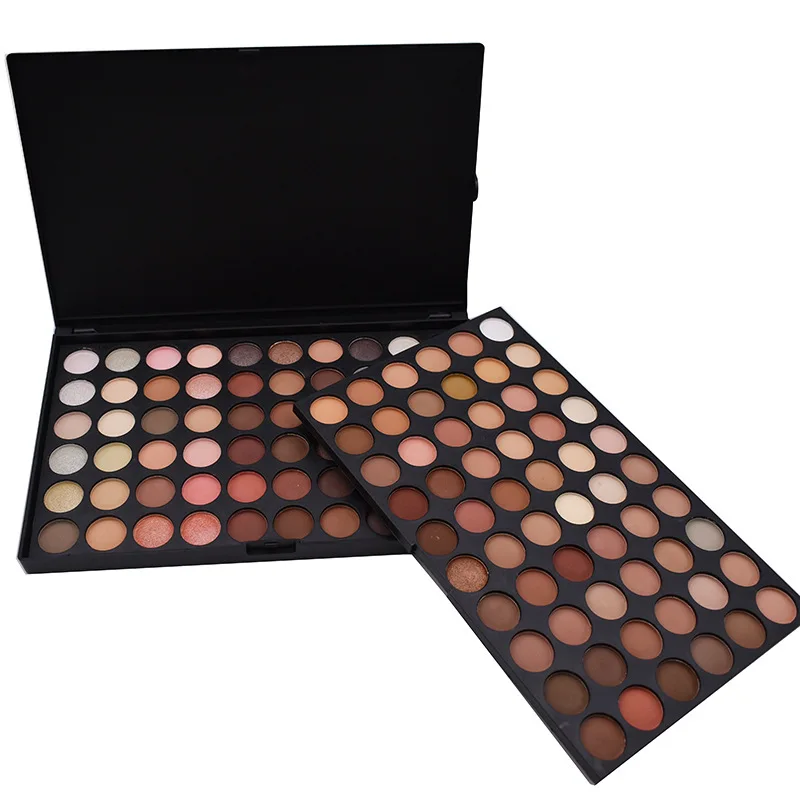 New 120Color Eye Shadow Pearlescent Matte Makeup Palette European American Plastic Box Eye Shadow Large Market Explosion