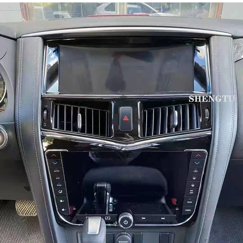 New product Audio Stereo android car radio dvd player 12.3 inch+8 inch 12.3For Nissan Patrol Y62 Infiniti Qx80 2010 - 2020