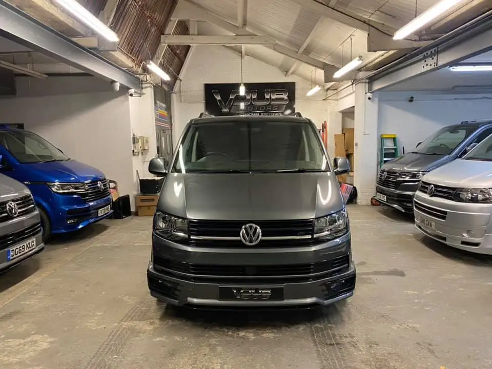  Sportline PP серый праймер передний бампер спойлер передняя губа для vw T6 Caravelle