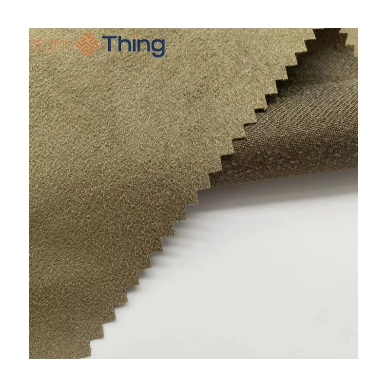 Hot Selling 50D*75D 100% Polyester Warp Suede fabric for Coat