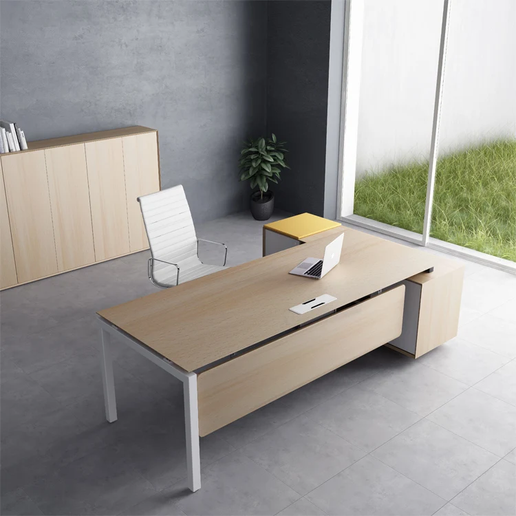 Executive Desks Modern CEO Table Luxury Director Desk With Socket