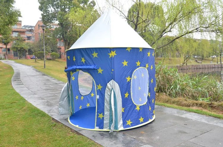 Indoor & Outdoor Kids Lovely Teepee Tent for Birthday Party Present Play Children Princess Castle Pink