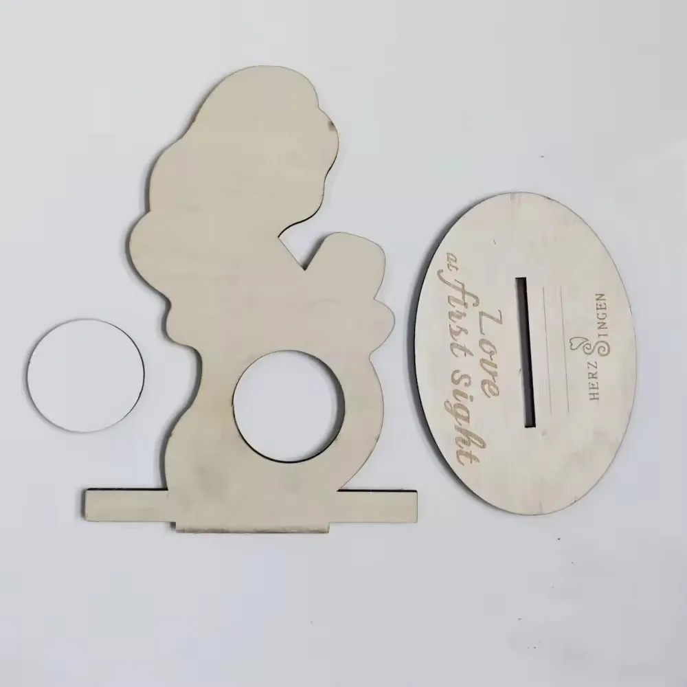 Sublimation MDF Baby First Photo Ultrasound Frame Sonogram Frames Pregnancy Wood Photo Frame Baby