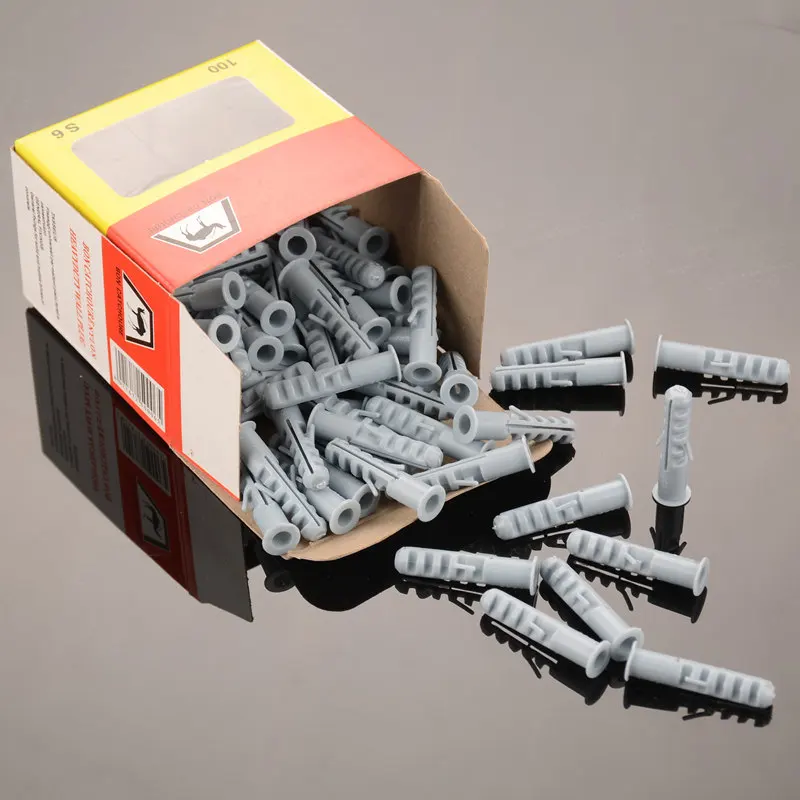 High Quality Insulated PA/PE/PP Expand Plugs, Plastic Wall Anchors Without Screw