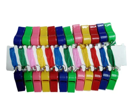 cheap White whistle toy basketball soccer ball referee whistle for sports activities