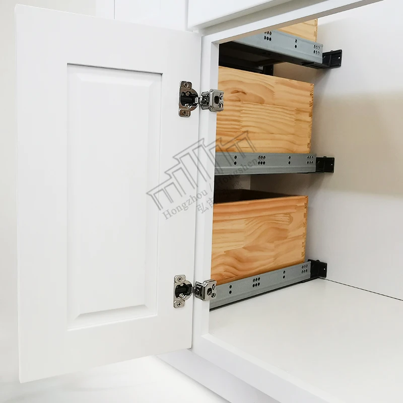 In Stock American Style Bathroom Vanity For US Apartment Favorable Price VSD4821 Wooden Vanity Sink Cabinets With 6 Drawers