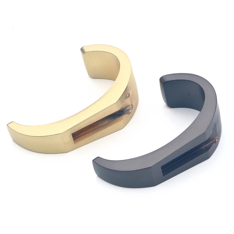 Modern Zinc alloy metal towel coat hook back wall hanging black gold bathroom coat hook