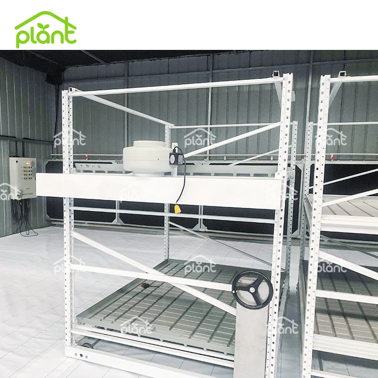 Оптовая продажа, вертикальная стойка для выращивания растений 4x8 футов, аэропоника, двойной столб, вращающиеся столы, многоуровневый гидропонный скользящий стол для выращивания растений