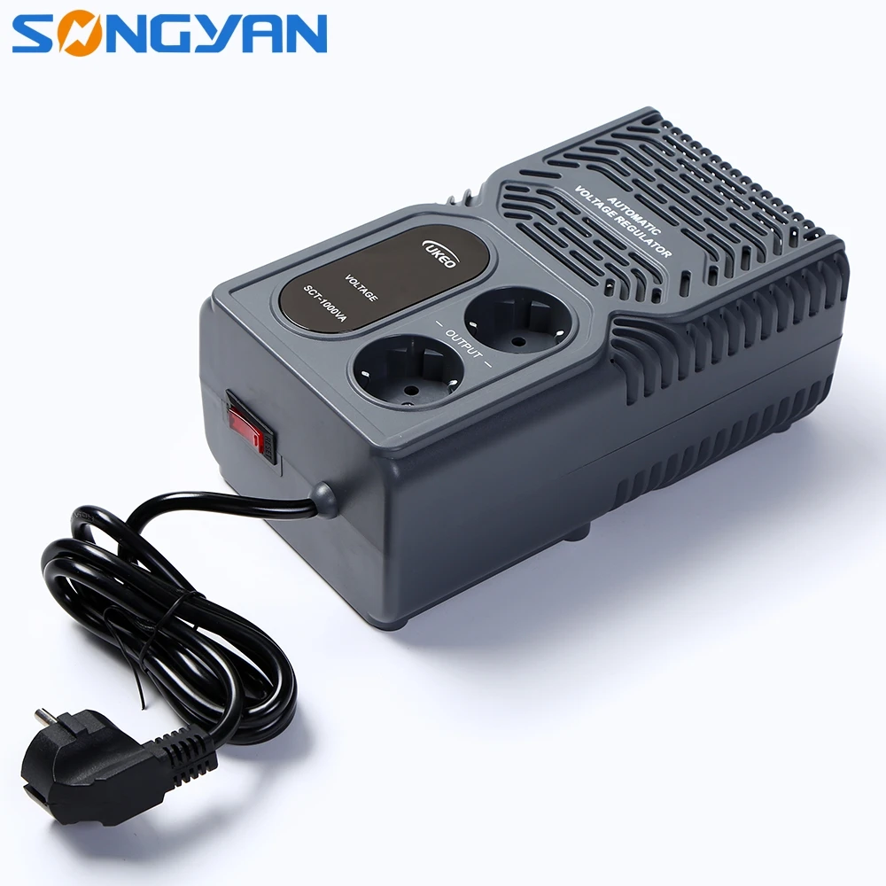 New Mini Single phase 1KVA Voltage Regulator AC Fully Automatic Socket Stabilizer Price