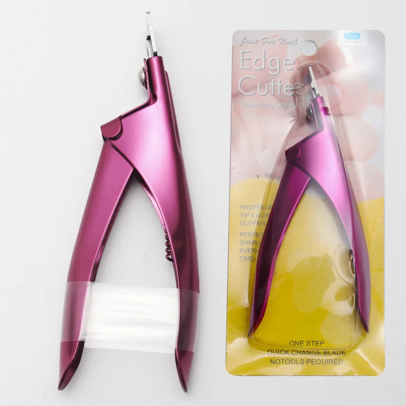  Stainless Steel Nail Clipper Acrylic Tips Cutter Sharp