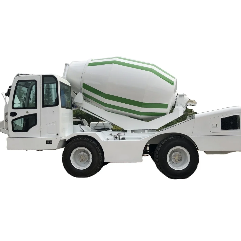 4 Wheel Drive Self Loading Cement Mixer Mini Concrete Pump  Concrete Mixer and Pump National 2 engine
