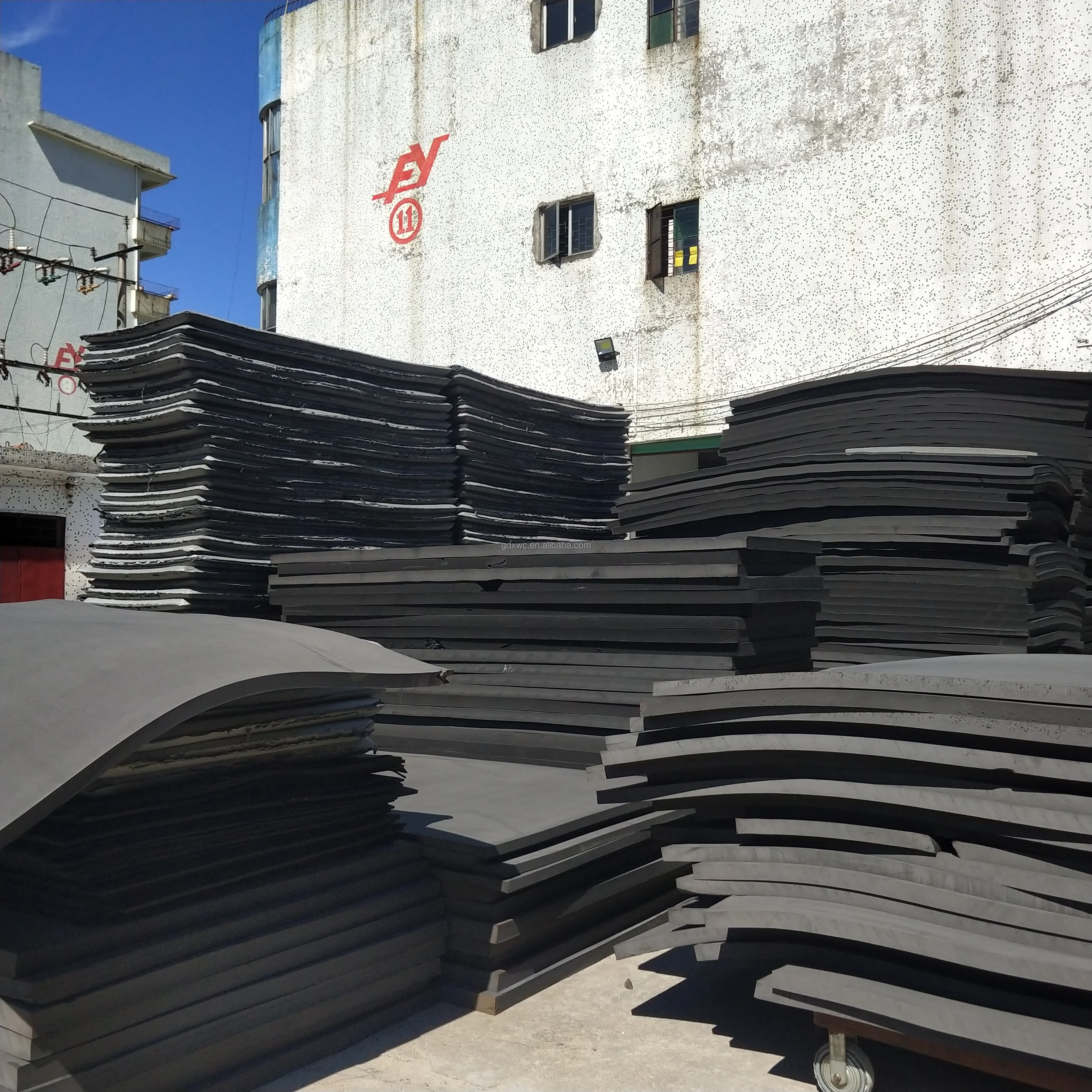 Wholesale High Quality Black Color Foam Sheets For Packaging Hardness EVA-38-70 high density EVA foam sheet