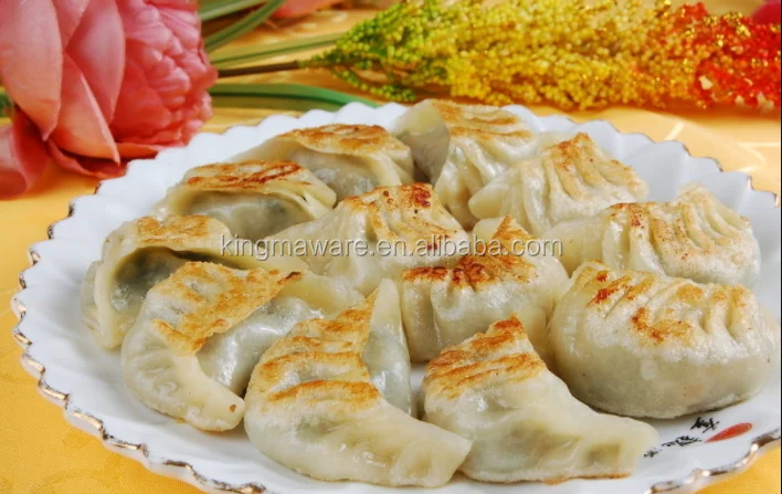 110v/220v food snack automatic mini pan fried dumpling machine  gyoza grill dumpling fryer equipment use on restaurant