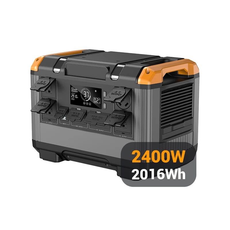 2400W 2016Wh Electric Portable Power Station Solar Power Solar Panel Backup Generator Solar System Portable Power Station