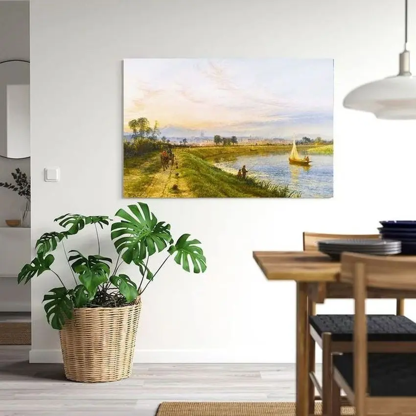 reasonable price landscape painting Wild Landscape Oil Painting Decoration Wall Art Printing Canvas
