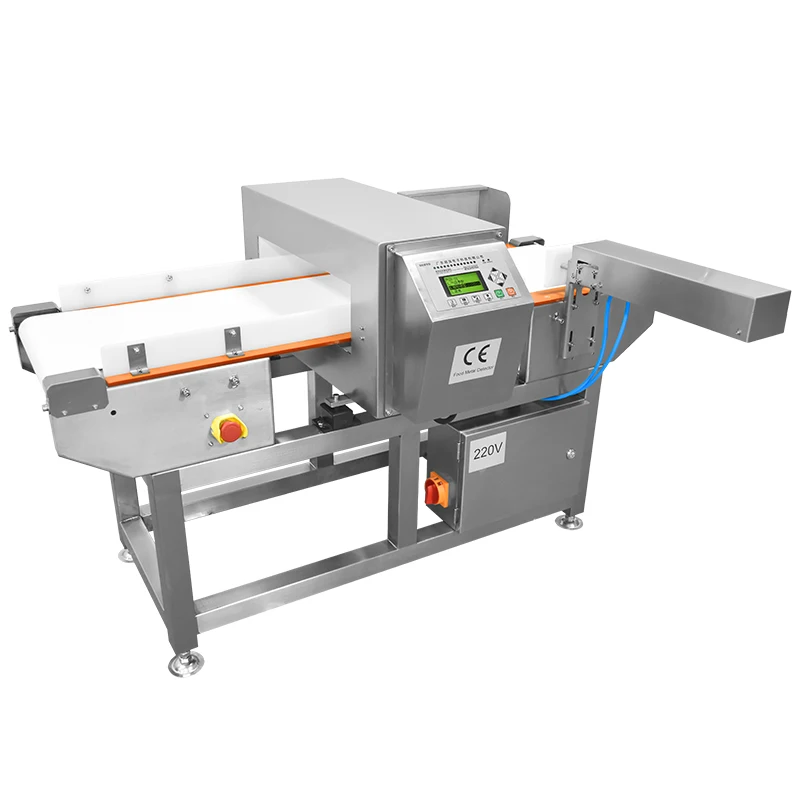 Customized 0.7mm Food Metal Detector for Food Rice Bean Bread Snacks fresh food seafood factory direct sales