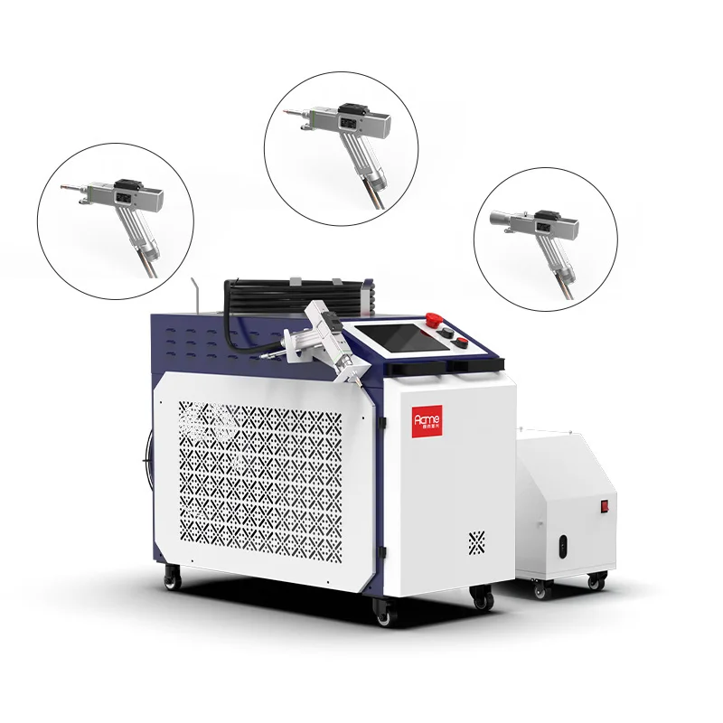 Acme Handheld 1000w 2000w 3000w fiber welder cutting cleaning 3 in 1 laser welding machines  for steel metal stainless aluminum