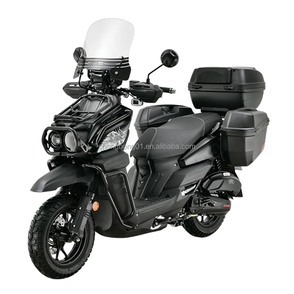 Wholesale Adults Air cooled Petrol Scooter High Speed Powerful Gasoline Motorcycle Moped 90km/h 150cc Gas Scooter (GALATIC)