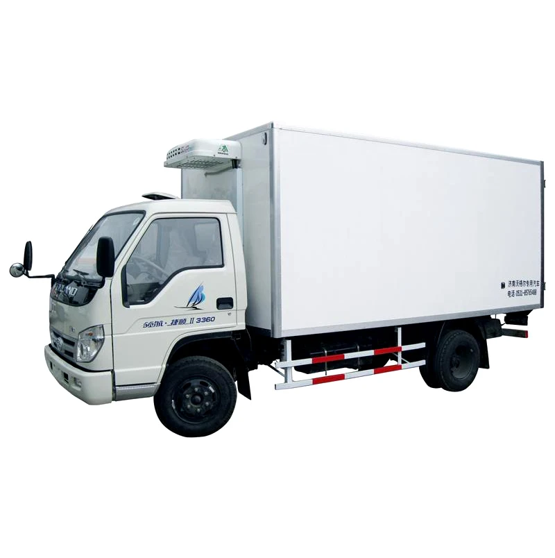 
Refrigetated truck box with thermo king refrigeration unit 