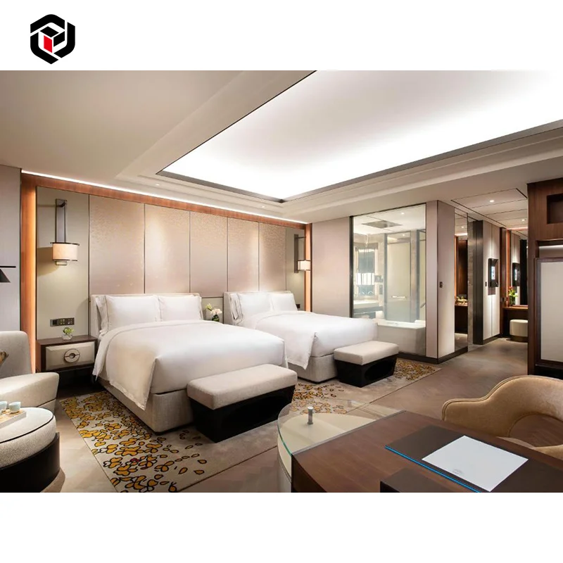 British Royal Aristocratic Modern Style Bedroom Set Hilton Hotel Furniture