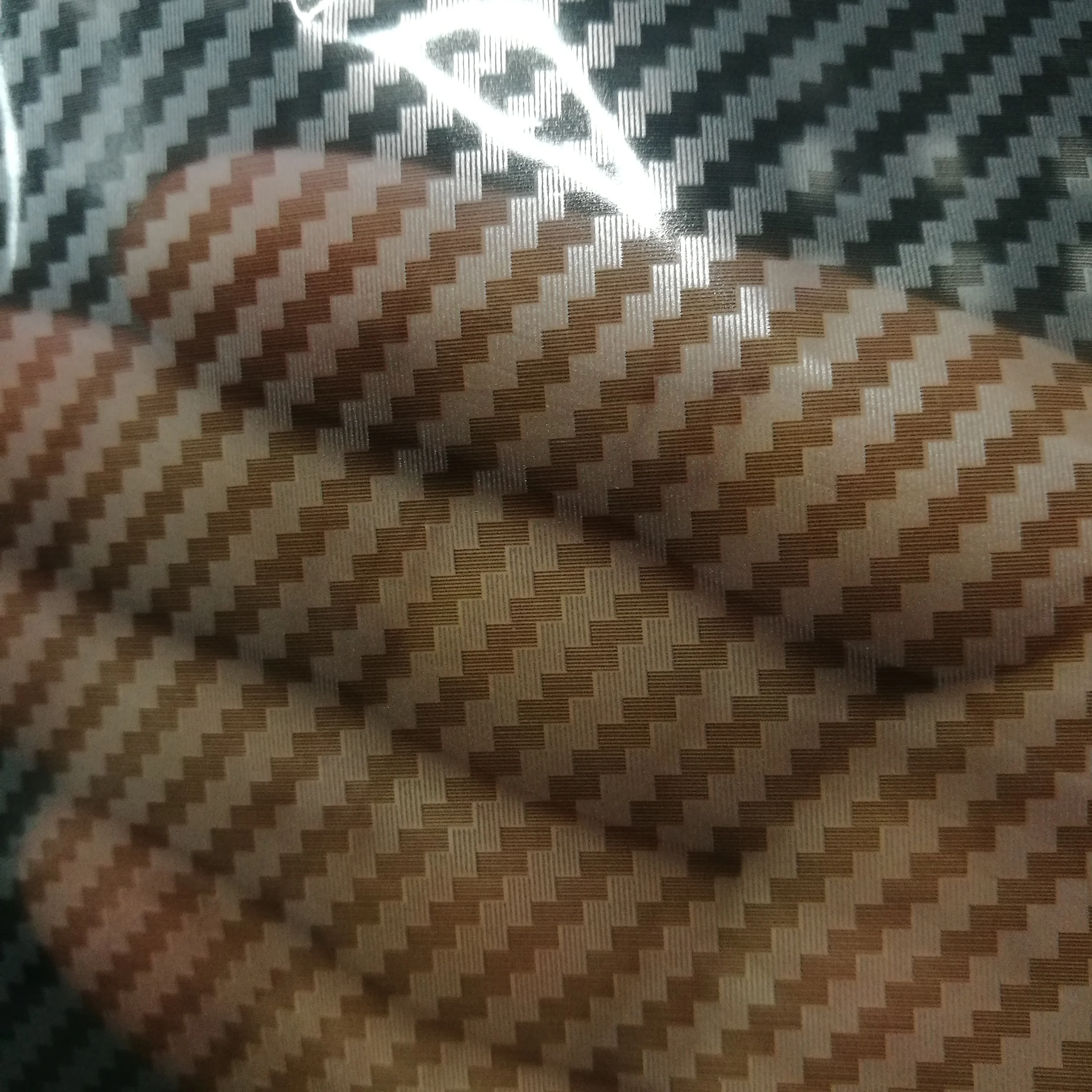 50cm real carbon fiber water transfer printing hydrographic cubic film for hydro dip aqua print