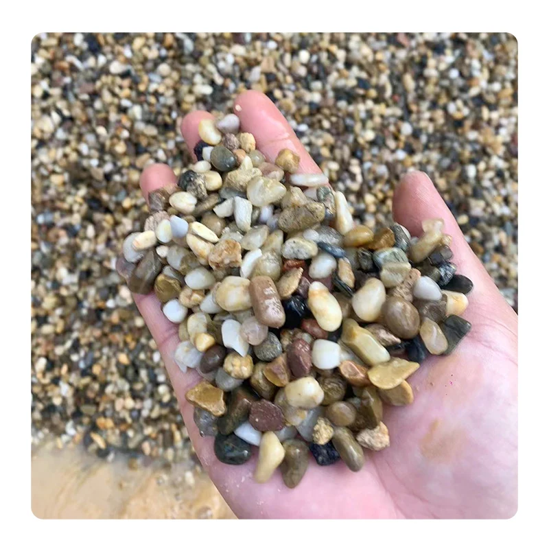 Natural Mixed Washed Stream River Stone Pebble & Cobble Gravel Stone Garden Paving Fish Tank Decoration Purify Water Quality