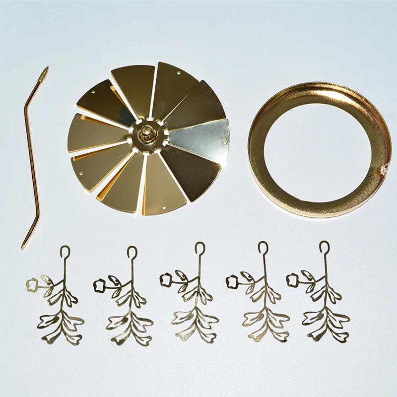 Vintage Creative Romantic Metal Fairy Rotating, Candlestick Spinning Tealight Carousel Candle Holder Spin