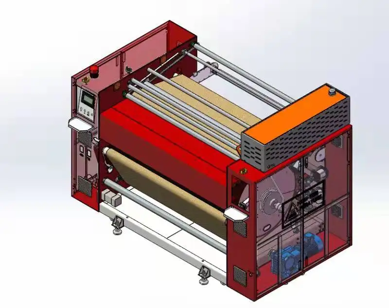 2022 New Calendar fabric printing roll machine sublimation heat press / roll to roll heat transfer machine