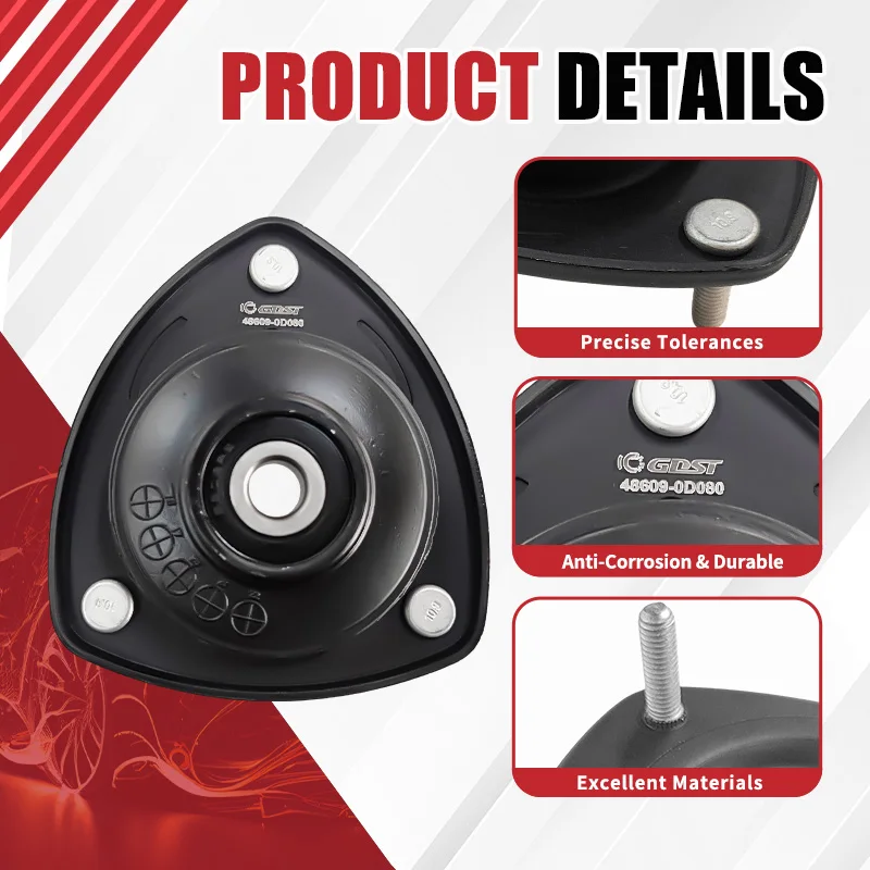 GDST Hot Sales Auto Spare Suspension Parts TD11-34-3804 upper strut mount for Mazda