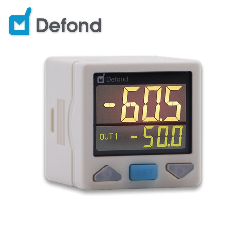 IP40 Monitor Air Digital Pressure Sensor XRD-002 Display Differential Air Pressure Sensor