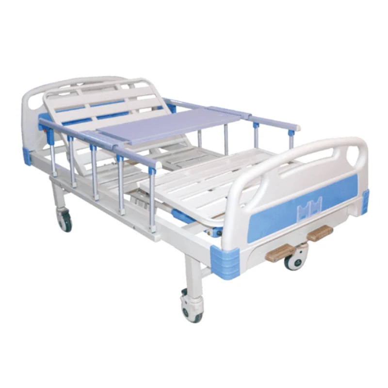 Manufacturers Wholesale Cheap Manual Medical Bed 2 Crank Two Function Treatment Bed Hospital Nursing Bed