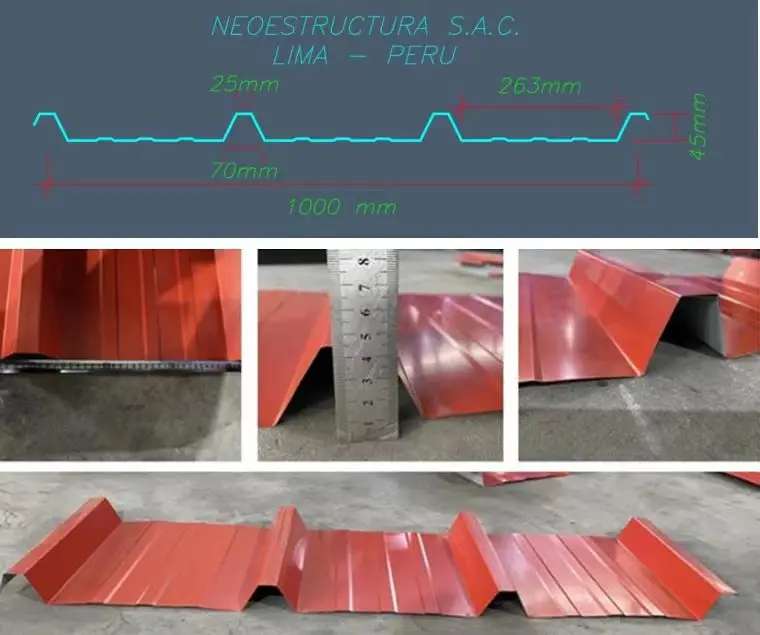 Peru Popular TR4 TR6 Trapezoidal Metal Roof Sheet Roll Forming Machine IBR Iron Roofing Sheet Making Machine