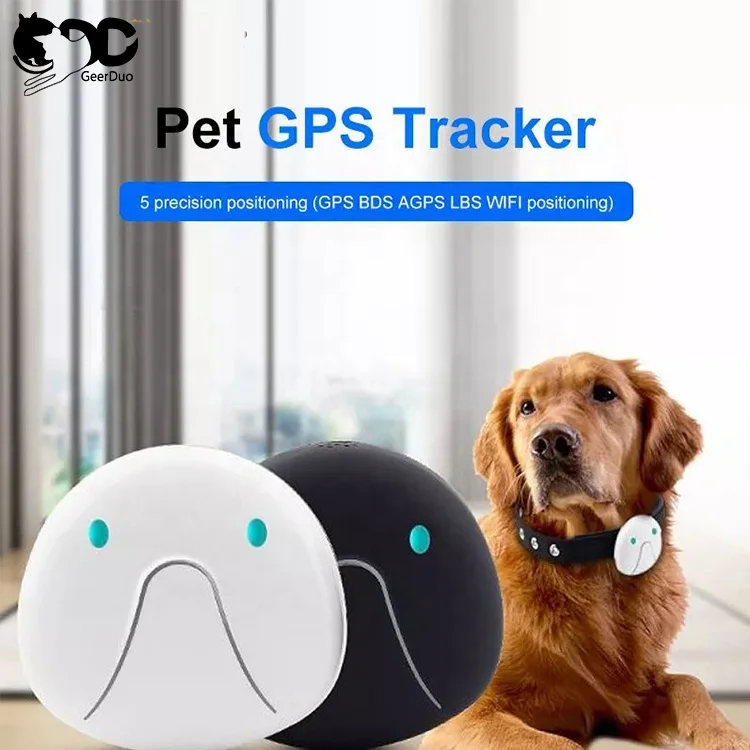 GeerDuo большой радиус действия Wifi умный Магнитный Anti Lost Micro водонепроницаемый локатор мини GPS ошейник для домашних животных собак и