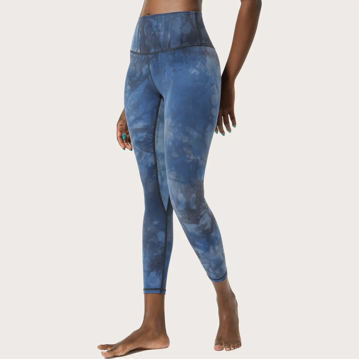 1903 tie dye high fitness rise buttery soft  workout women legging
